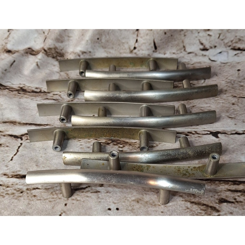 10 double screw Brushed Satin Nickel Drawer Pulls Handles